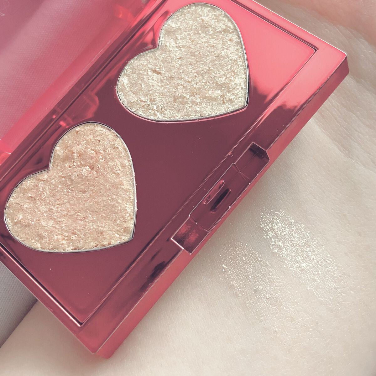 グリッターボムパレット/espoir/ジェル・クリームアイシャドウを使ったクチコミ（3枚目）