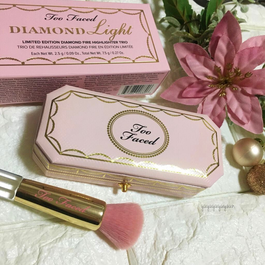 ~ダイヤモンドライト シリーズ~ マルチユース ハイライター トリオ/Too Faced/パウダーハイライトを使ったクチコミ(1枚目)