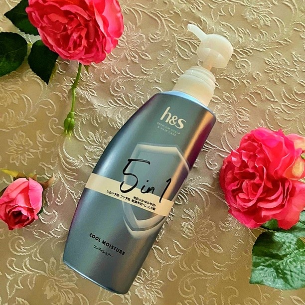 5in1クールモイスチャーシャンプー/コンディショナー/h&s/市販シャンプーを使ったクチコミ（1枚目）