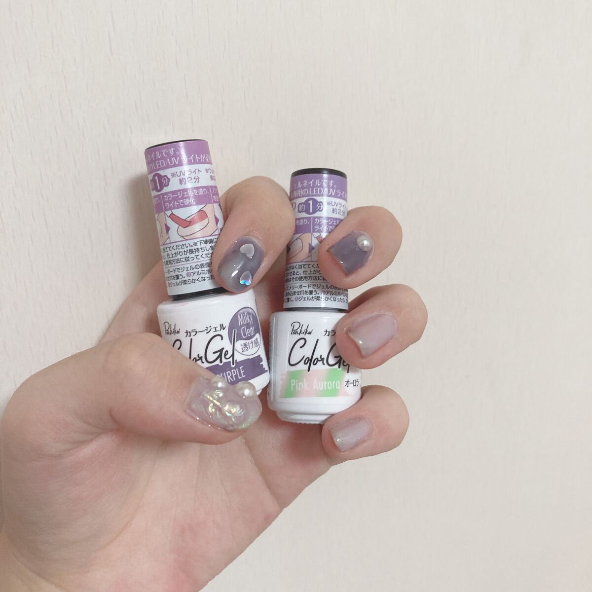 パル カラージェル/キャンドゥ/ジェルネイルを使ったクチコミ(5枚目)