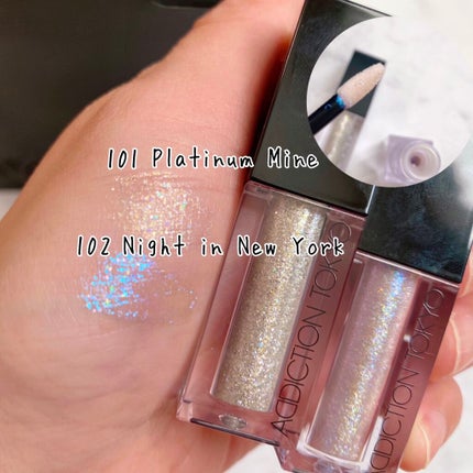 ザ リキッド アイシャドウ ウルトラスパークル/ADDICTION/リキッドアイシャドウを使ったクチコミ(2枚目)