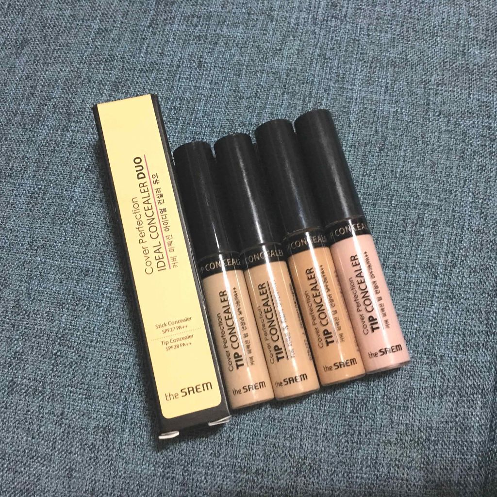 カバーパーフェクション チップコンシーラー/the SAEM/リキッドコンシーラーを使ったクチコミ(1枚目)