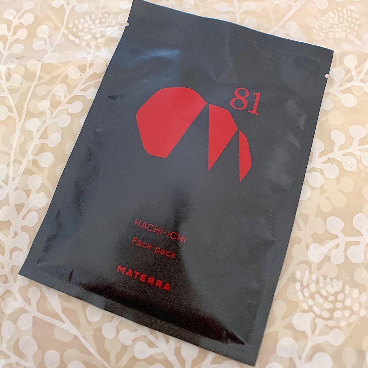 81マテラ フェイスパック/MATERRA81/シートマスク・パックを使ったクチコミ(2枚目)