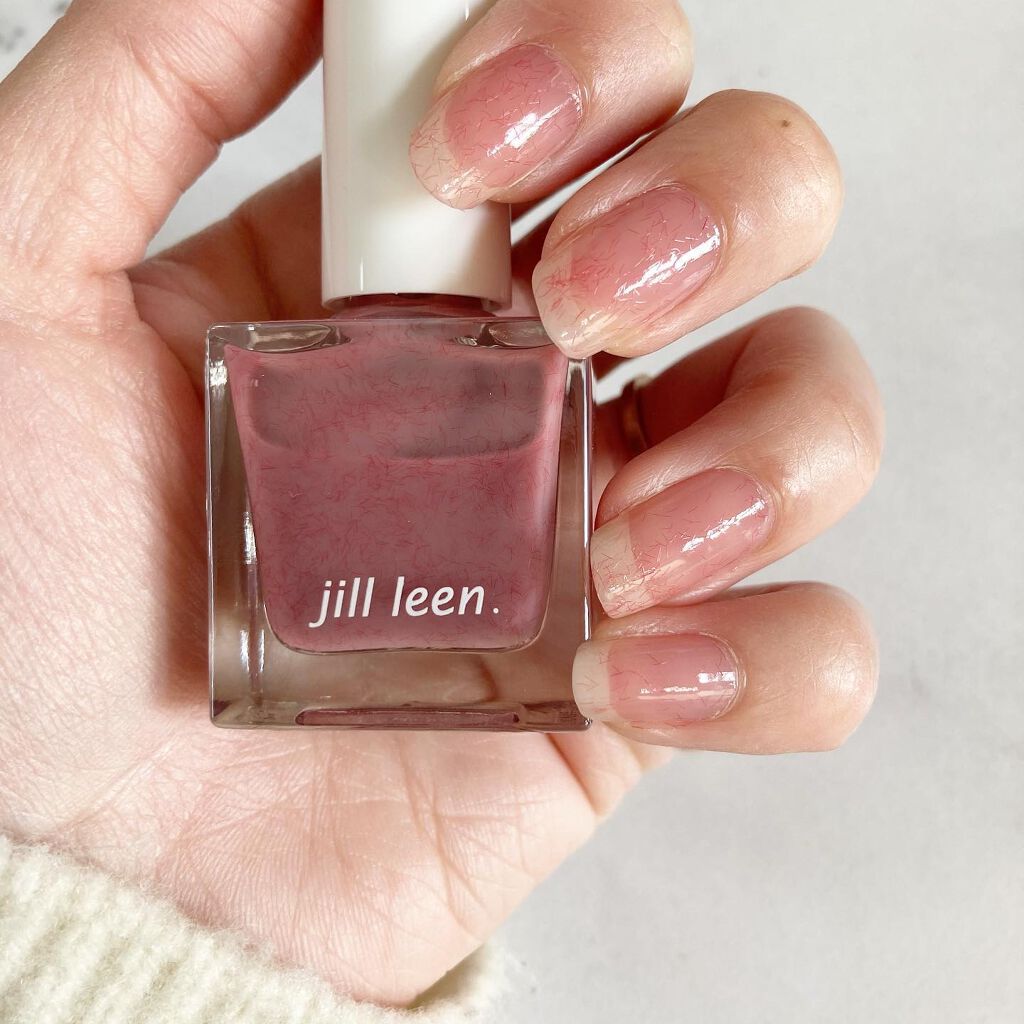 jill leen. 繊維ネイル  B2 あずきジャム/jill leen./マニキュアを使ったクチコミ（2枚目）