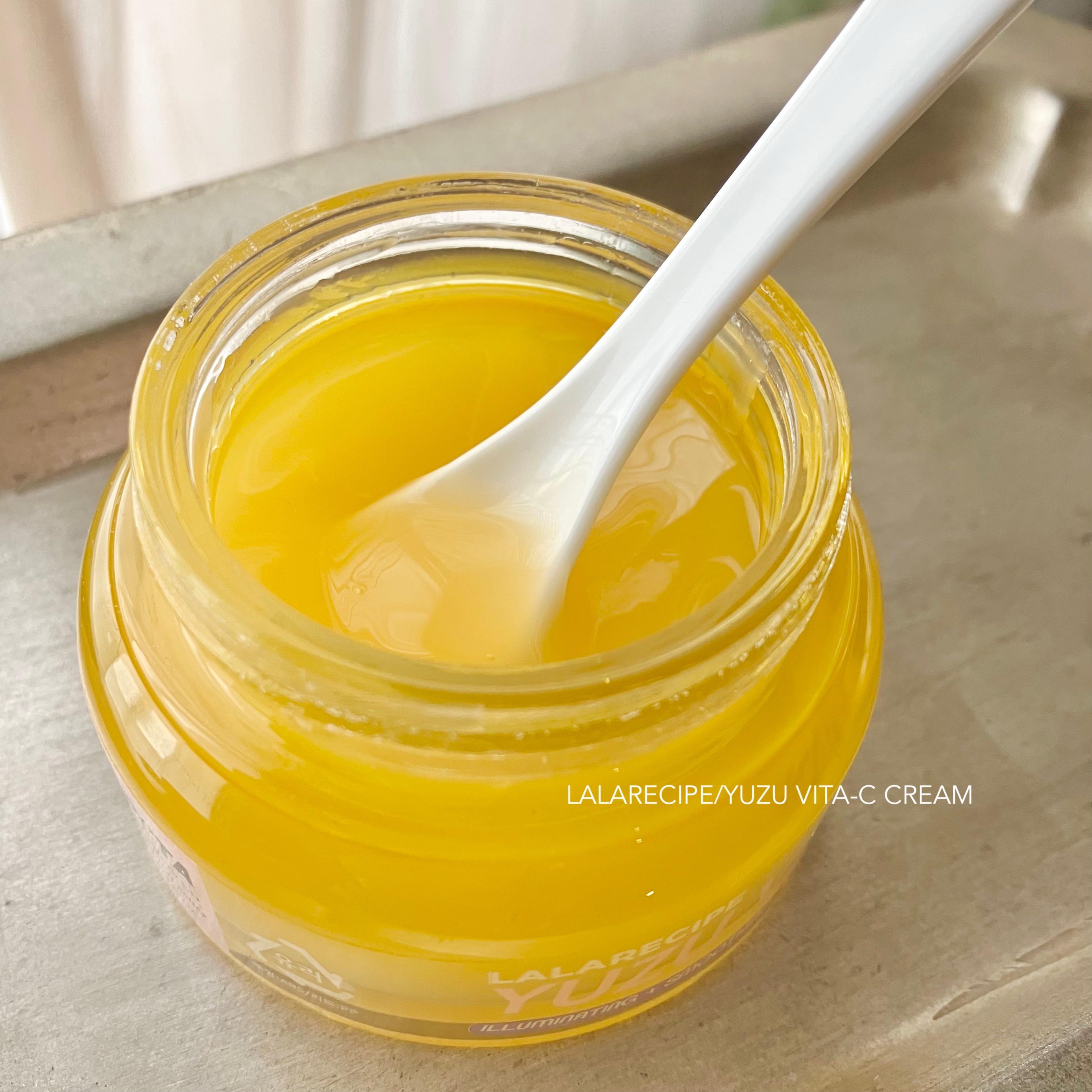 柚子ビタCクリーム/ララレシピ/フェイスクリームを使ったクチコミ（2枚目）
