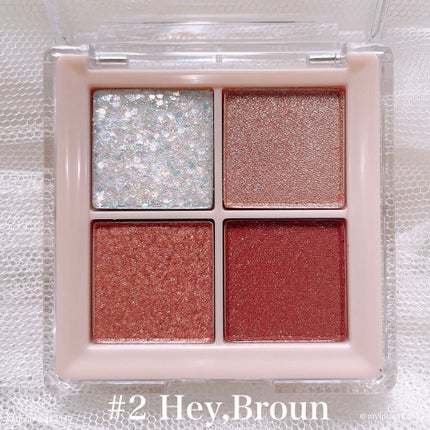 TWINKLE POP Pearl Flex Glitter Eye Palette/CLIO/アイシャドウパレットを使ったクチコミ(5枚目)