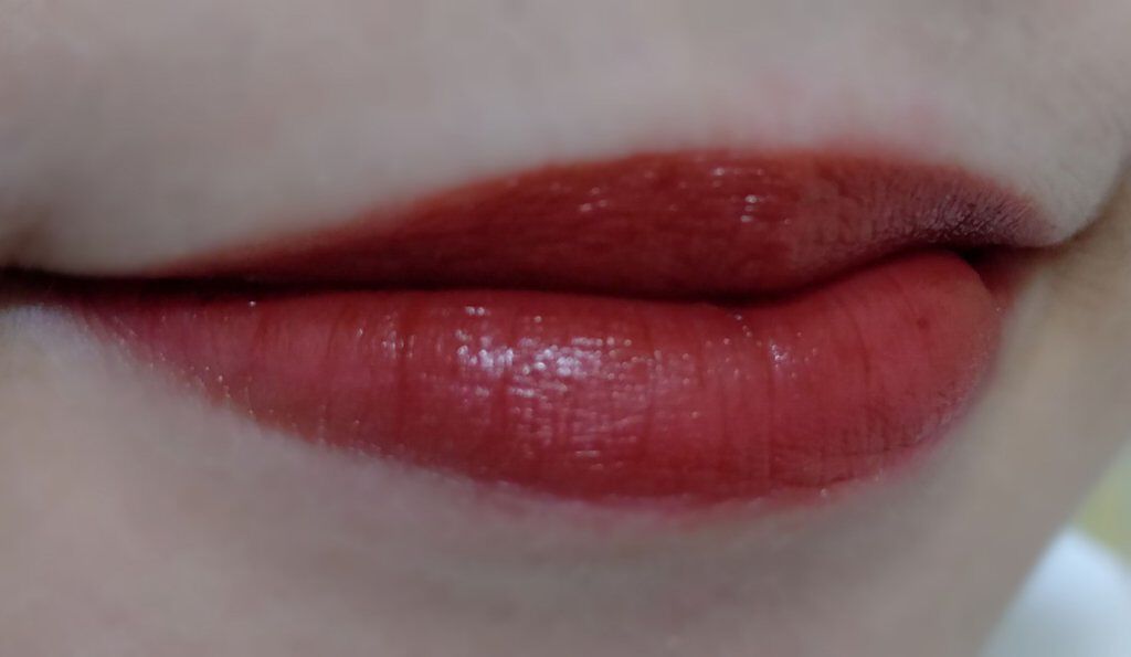 バイト ザ ビート メロウ ティント M2 ジェインチリ/MERZY/リップティントを使ったクチコミ（2枚目）