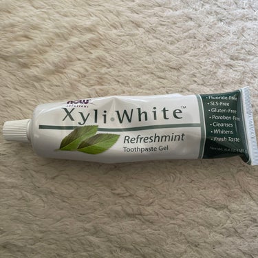 XyliWhite Toothpaste Gel Refreshmint/Now Foods/歯磨き粉を使ったクチコミ（1枚目）