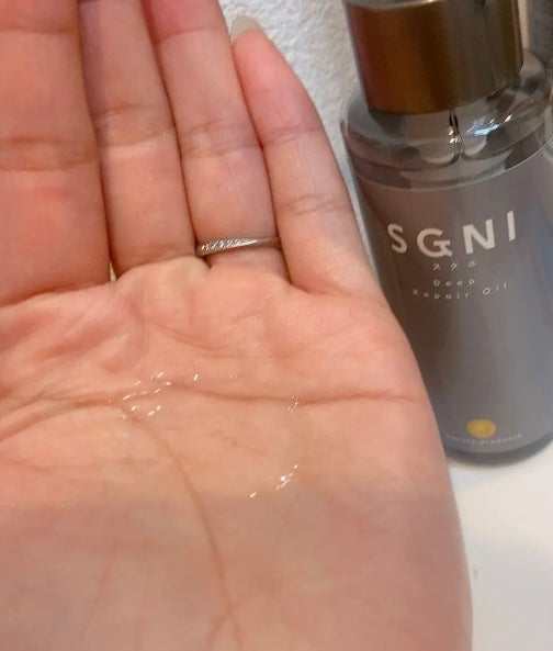 スグニ ディープリペアオイル/SGNI/ヘアオイルを使ったクチコミ(2枚目)