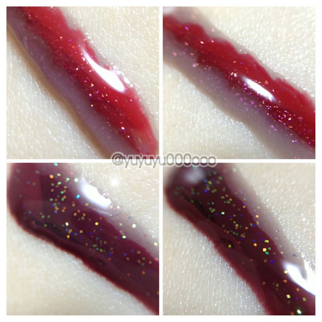 スパークリングツイストルージュ/MAJOLICA MAJORCA/リップグロスを使ったクチコミ(3枚目)