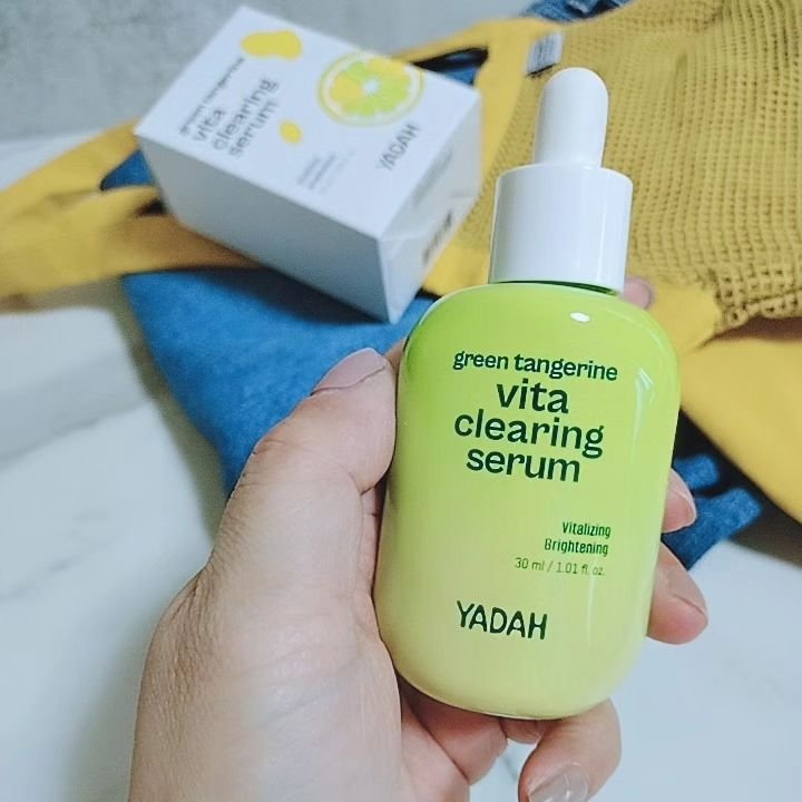 青みかんビタセラム/YADAH/美容液を使ったクチコミ（2枚目）