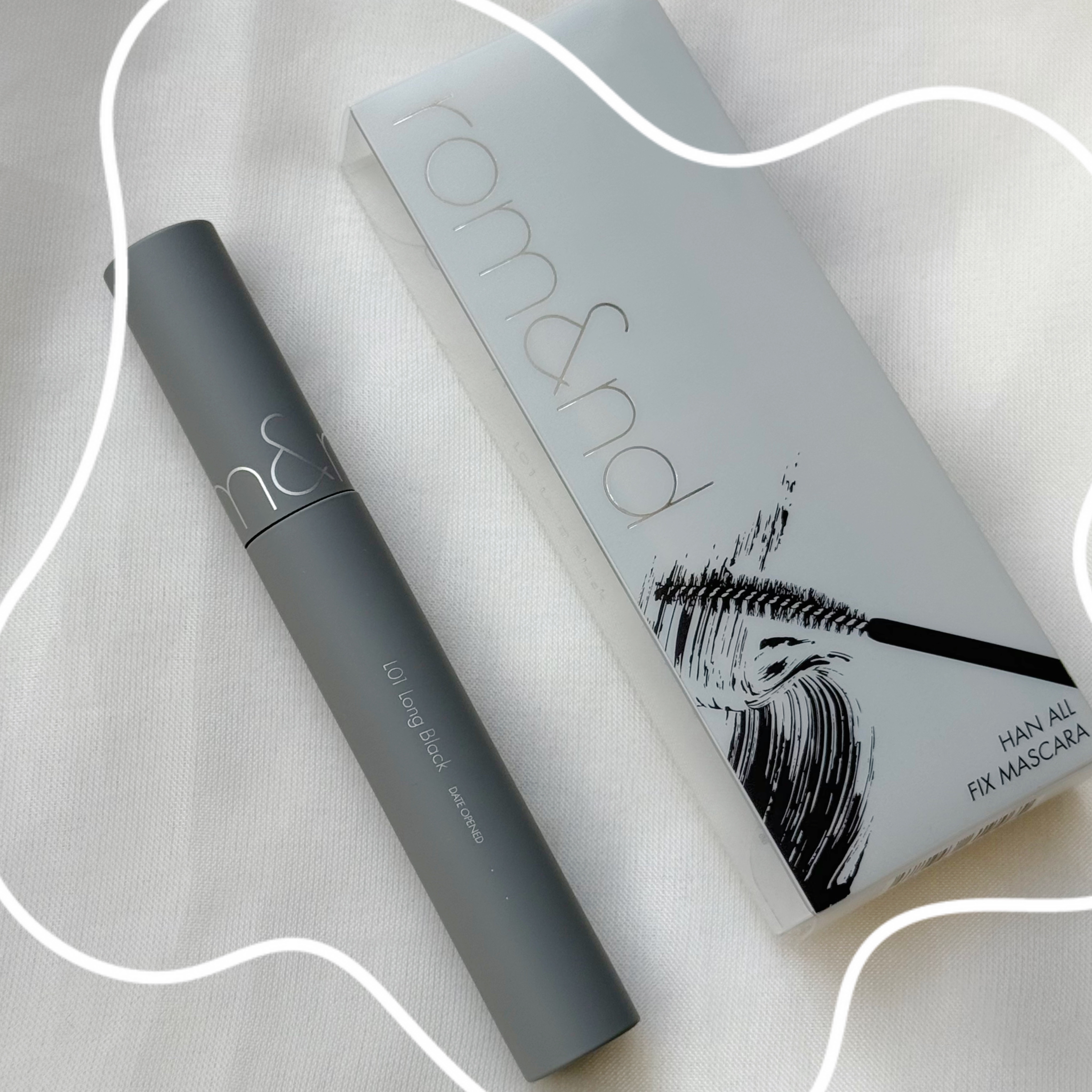 ハンオールフィックスマスカラ/rom&nd/マスカラを使ったクチコミ（3枚目）