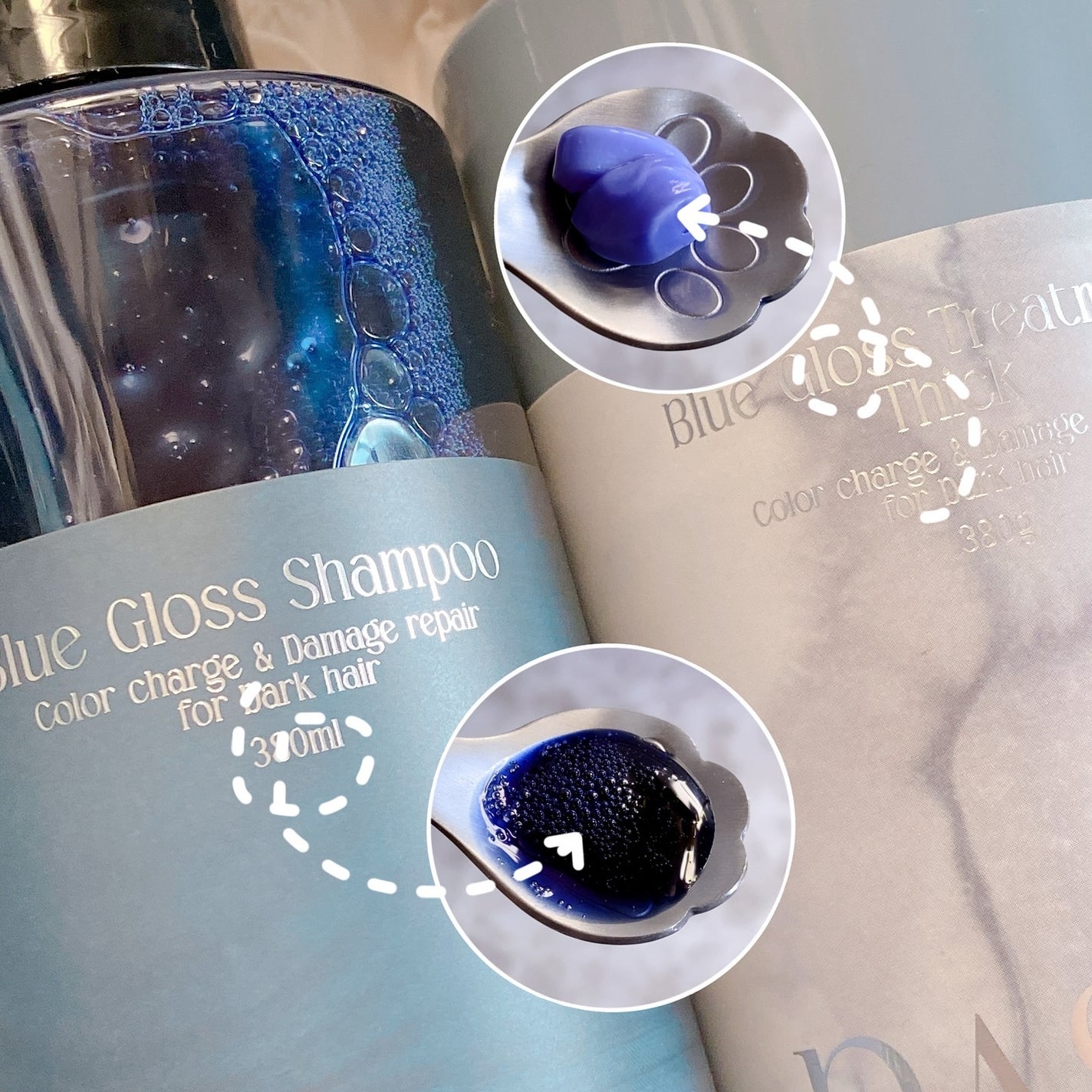 ブルーグロスシャンプー/トリートメント/rasica/市販シャンプーを使ったクチコミ(1枚目)