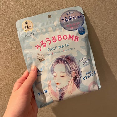 🫧クリアターンうるうるBOMBマスク🫧

🌟うるおい爆弾！とにかく超しっとり
→とろみのある美容液が168mlも❣️余った分は首にも塗って潤いました

🌟こだわりのやさしい使い心地
→厚手のシートの安心