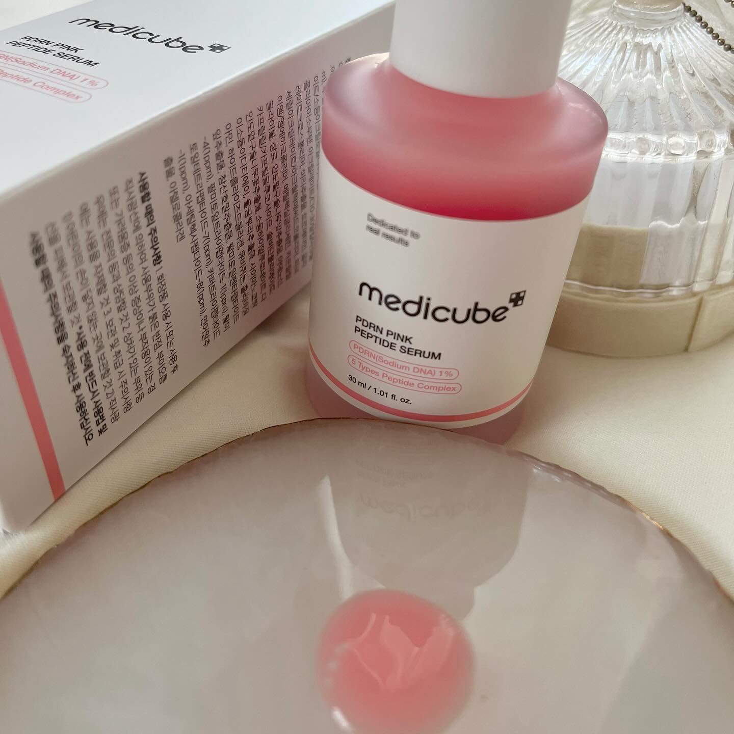 PDRNピンクアンプル PDRN 10,000ppm配合/MEDICUBE/美容液を使ったクチコミ（3枚目）