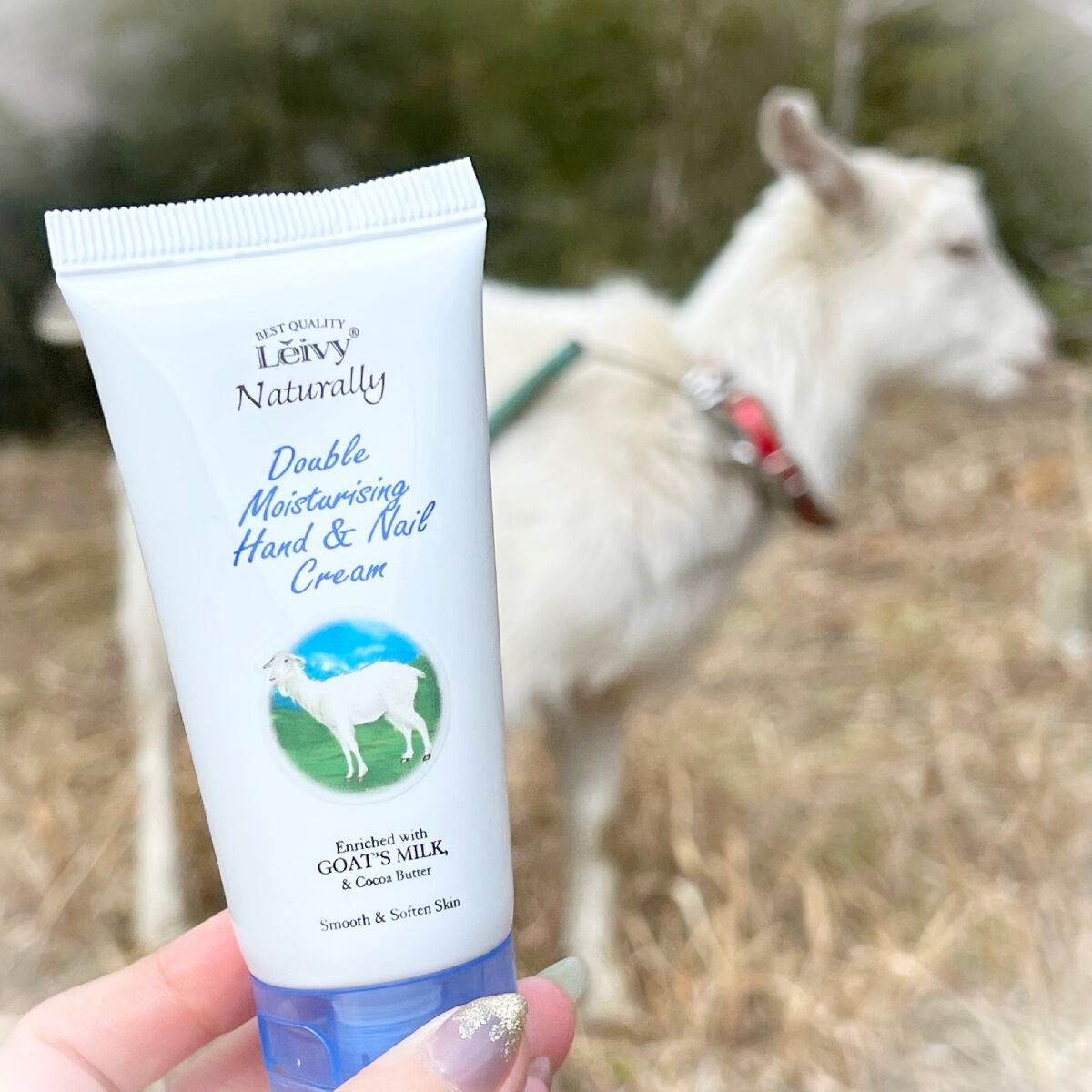 レイヴィー ハンド&ネイルクリームゴートミルク/Leivy/ハンドクリームを使ったクチコミ(1枚目)