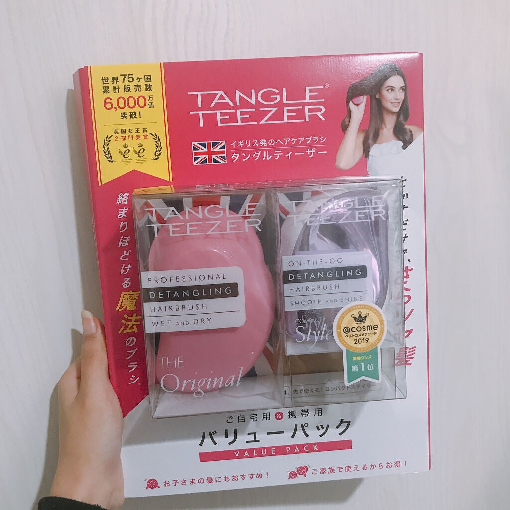 コンパクトスタイラー/TANGLE TEEZER/ヘアブラシを使ったクチコミ(2枚目)
