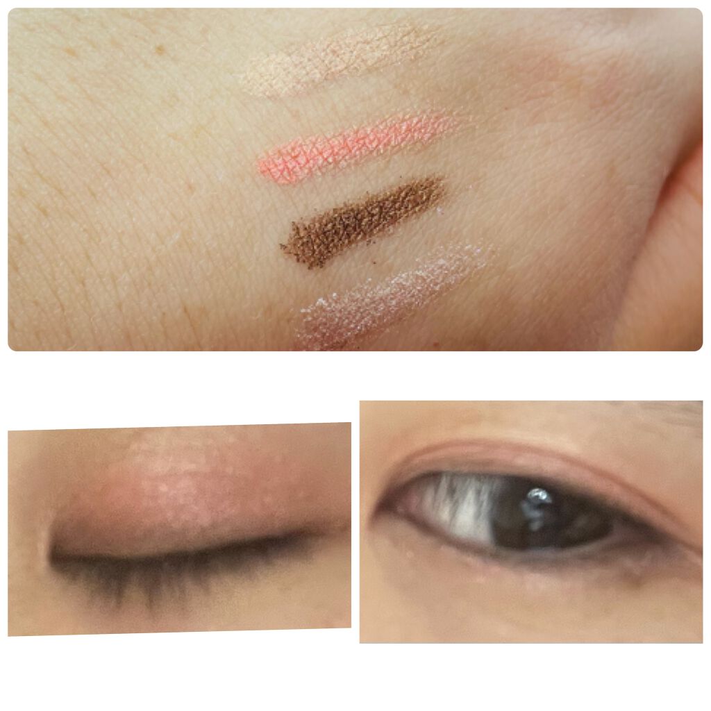 ビッグアイ シャドウ PK-1/MAYBELLINE NEW YORK/アイシャドウパレットを使ったクチコミ（3枚目）