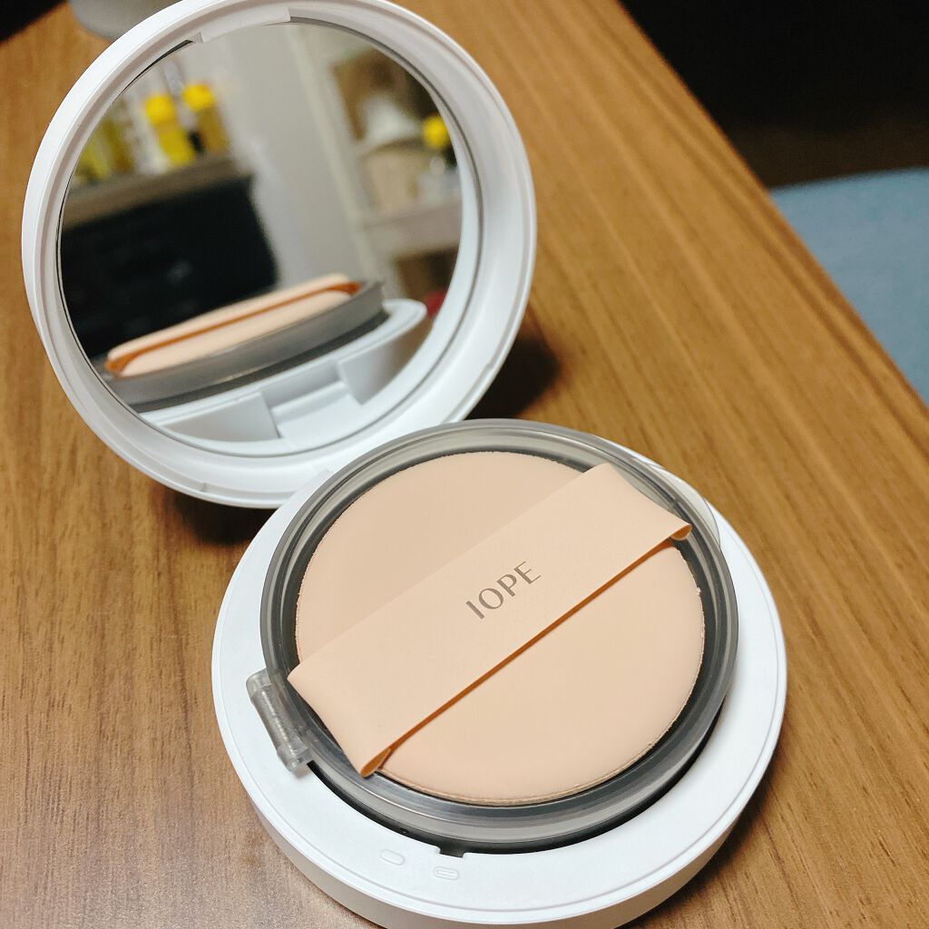 エアクッション ナチュラル/IOPE/クッションファンデーションを使ったクチコミ(2枚目)