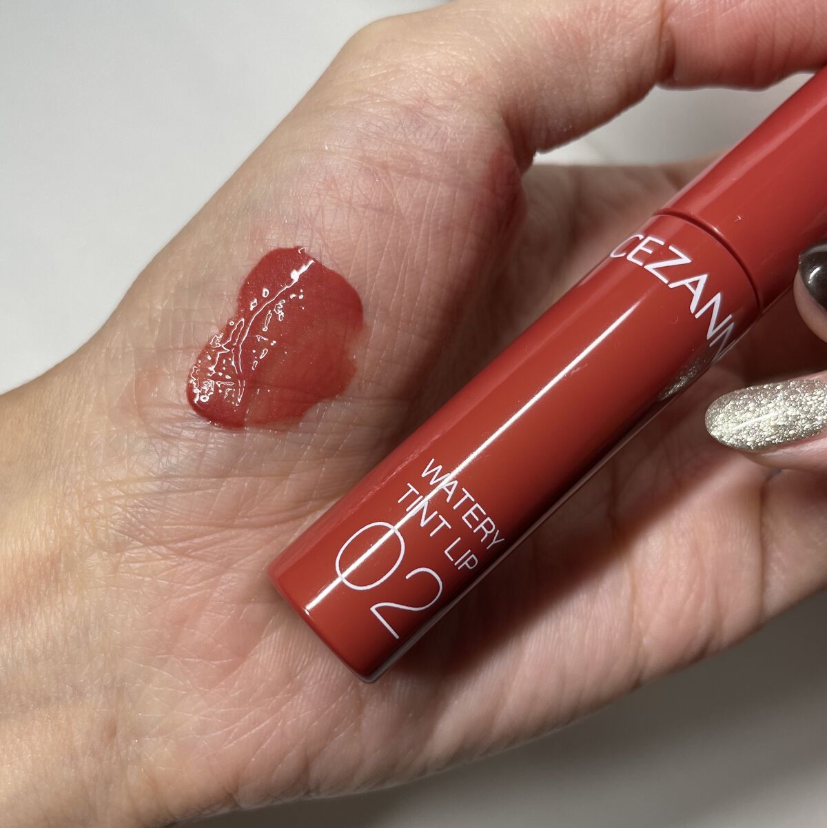 ウォータリーティントリップ/CEZANNE/リップティントを使ったクチコミ（3枚目）