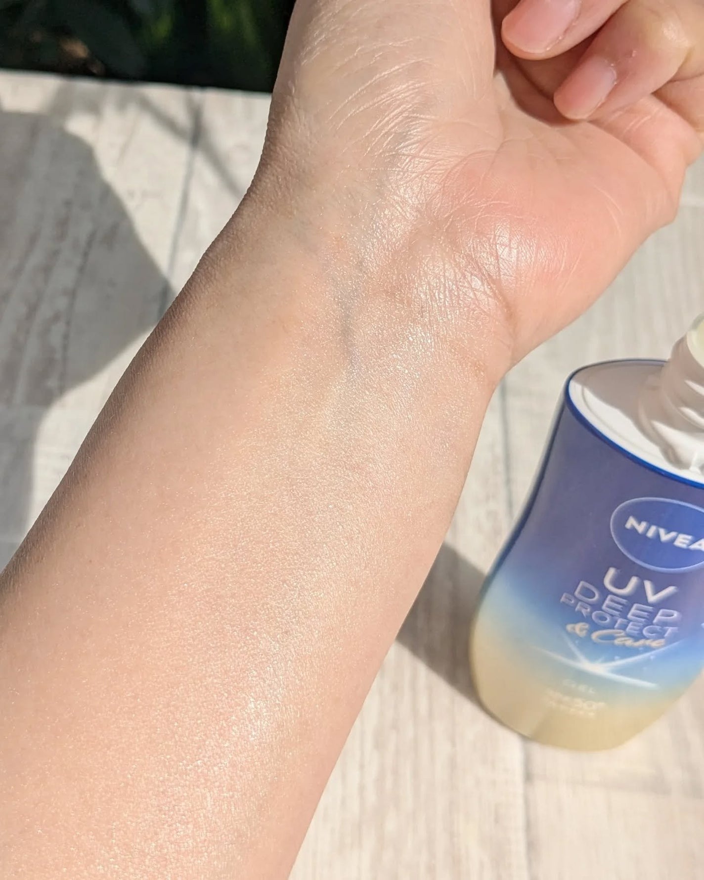 ニベアUV ディープ プロテクト&ケア ジェル/ニベア/日焼け止めジェルを使ったクチコミ(4枚目)
