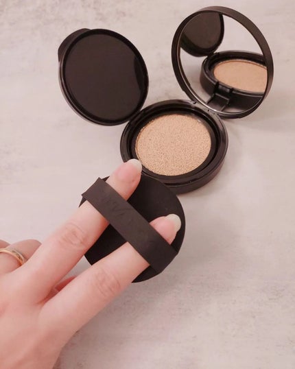 ベルベットジュエルクッション/BIVABOO/クッションファンデーションを使ったクチコミ(4枚目)