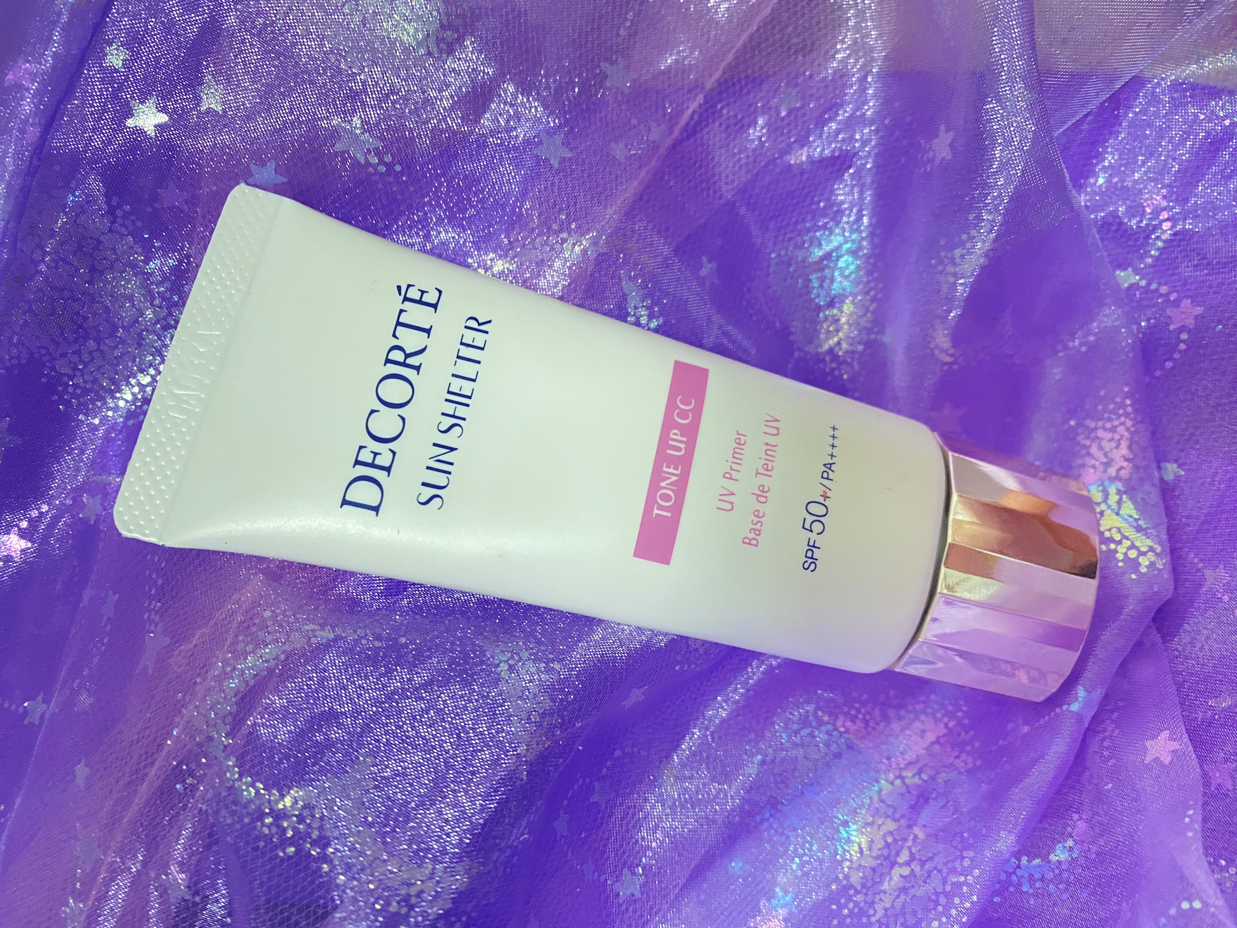 サンシェルター　マルチ プロテクション　トーンアップＣＣ/DECORTÉ/化粧下地を使ったクチコミ（1枚目）