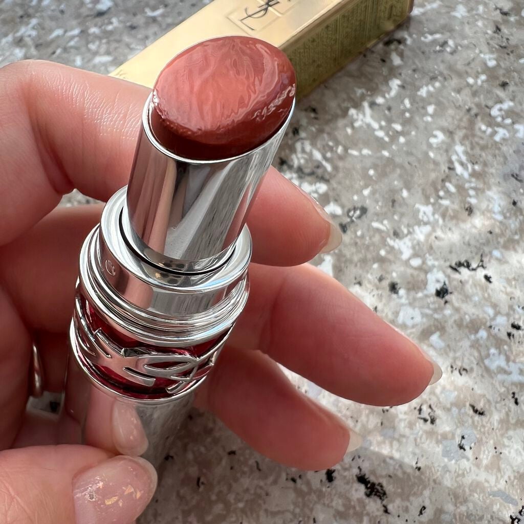 YSL ラブシャイン キャンディグレーズ/YVES SAINT LAURENT BEAUTE/口紅を使ったクチコミ(2枚目)