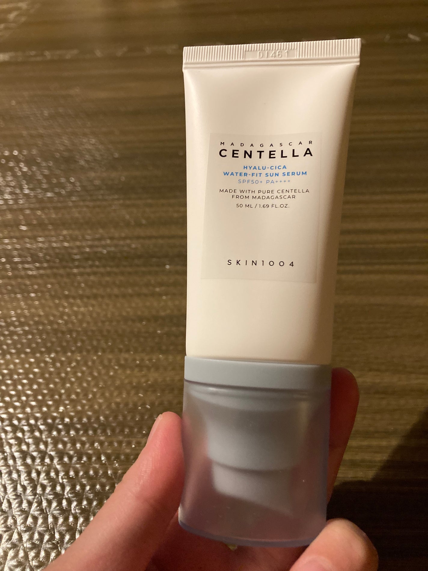 ヒアルーシカ ウォーターフィット サンセラム/SKIN1004/日焼け止めローションを使ったクチコミ(1枚目)
