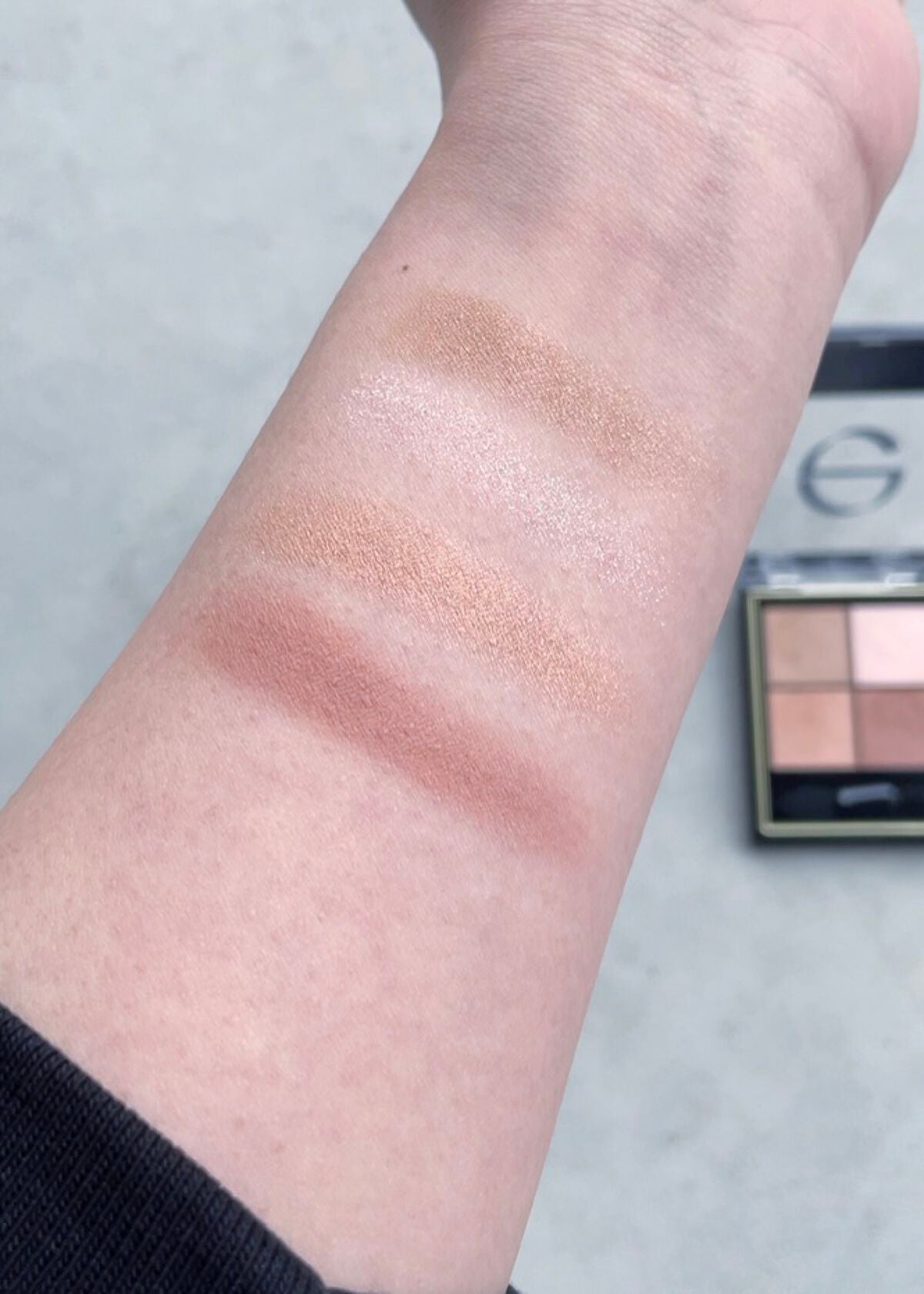 リアルクローズシャドウ/excel/アイシャドウパレットを使ったクチコミ(6枚目)