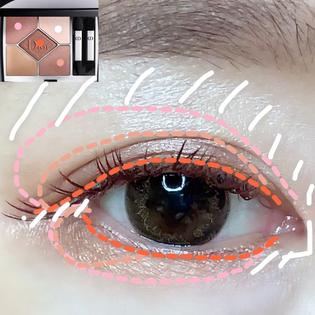 【旧】サンク クルール クチュール/Dior/アイシャドウパレットを使ったクチコミ（3枚目）