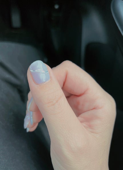 貼るジェルネイル/セリア/ネイルシールを使ったクチコミ(3枚目)