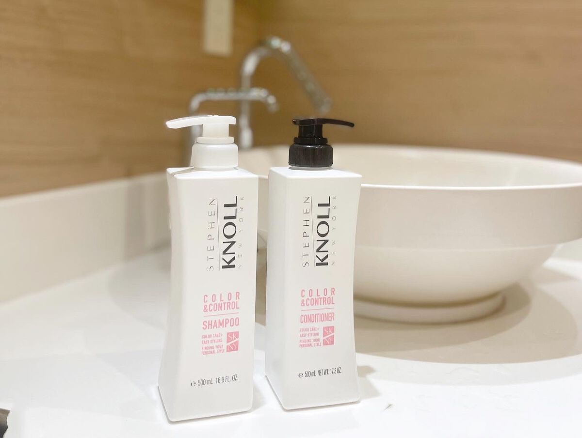 カラーコントロール シャンプー W/コンディショナー W シャンプー本体 500ml/スティーブンノル ニューヨーク/市販シャンプーを使ったクチコミ（3枚目）