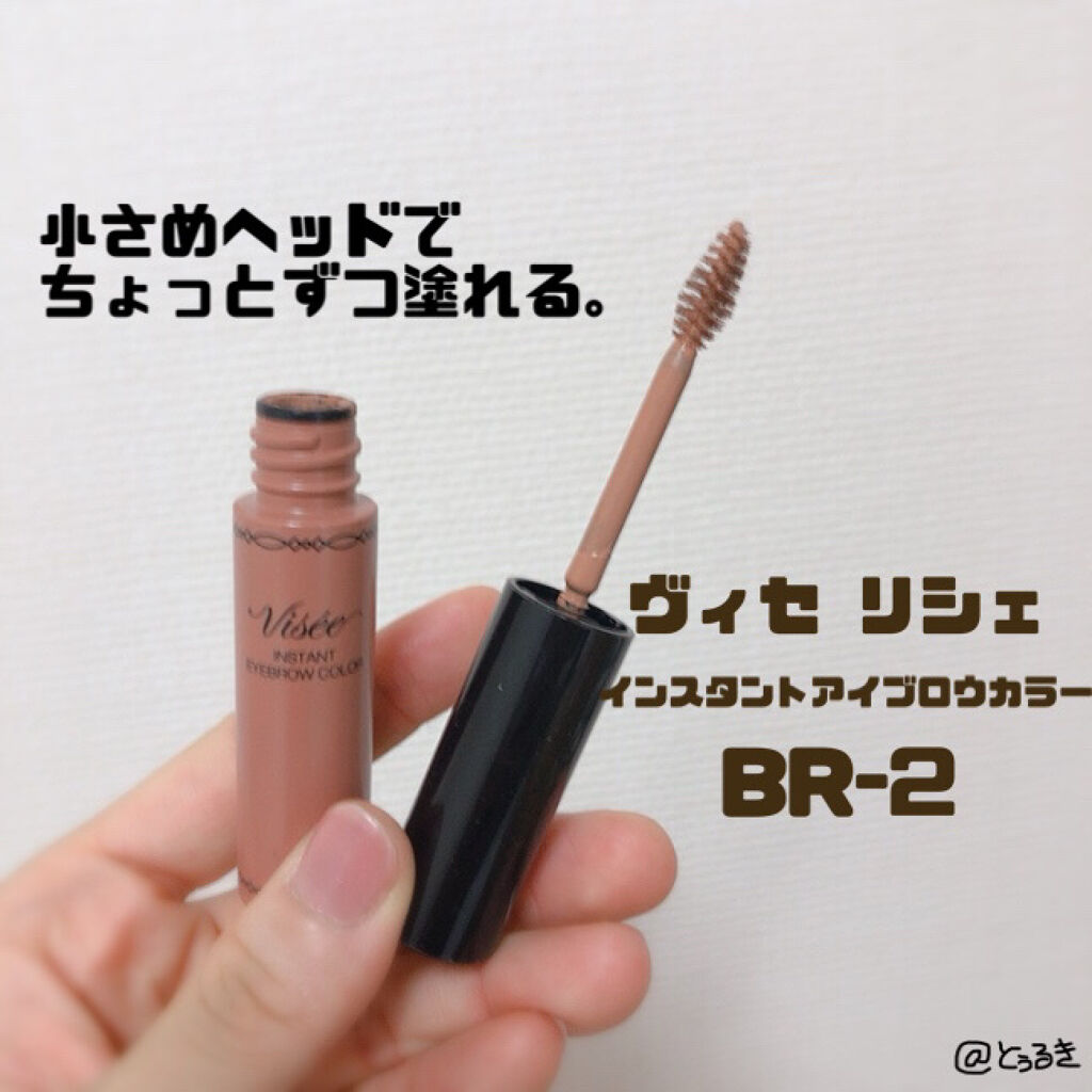 ヴィセ リシェ インスタント アイブロウ カラー/Visée/眉マスカラを使ったクチコミ（3枚目）