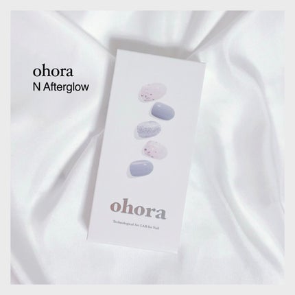 セミキュアジェルネイル(ハンド) ND-196 N Afterglow (Spring Melody Collection)/ohora/ネイルシールを使ったクチコミ(1枚目)