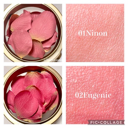 フェイス カラー ローズ ラデュレ 01 Ninon (ニノン)/レ・メルヴェイユーズ ラデュレ/パウダーチークの画像