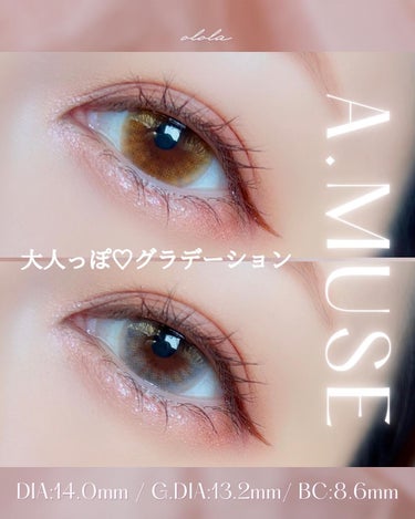 OLOLA アミューズ(A.Muse)のクチコミ「☽ 𓂃꙳⋆ 大人っぽ透明感カラコン
⁡

OLOLA
A.Muse
⁡
🪞 BROWN
🪞 G.....」（1枚目）