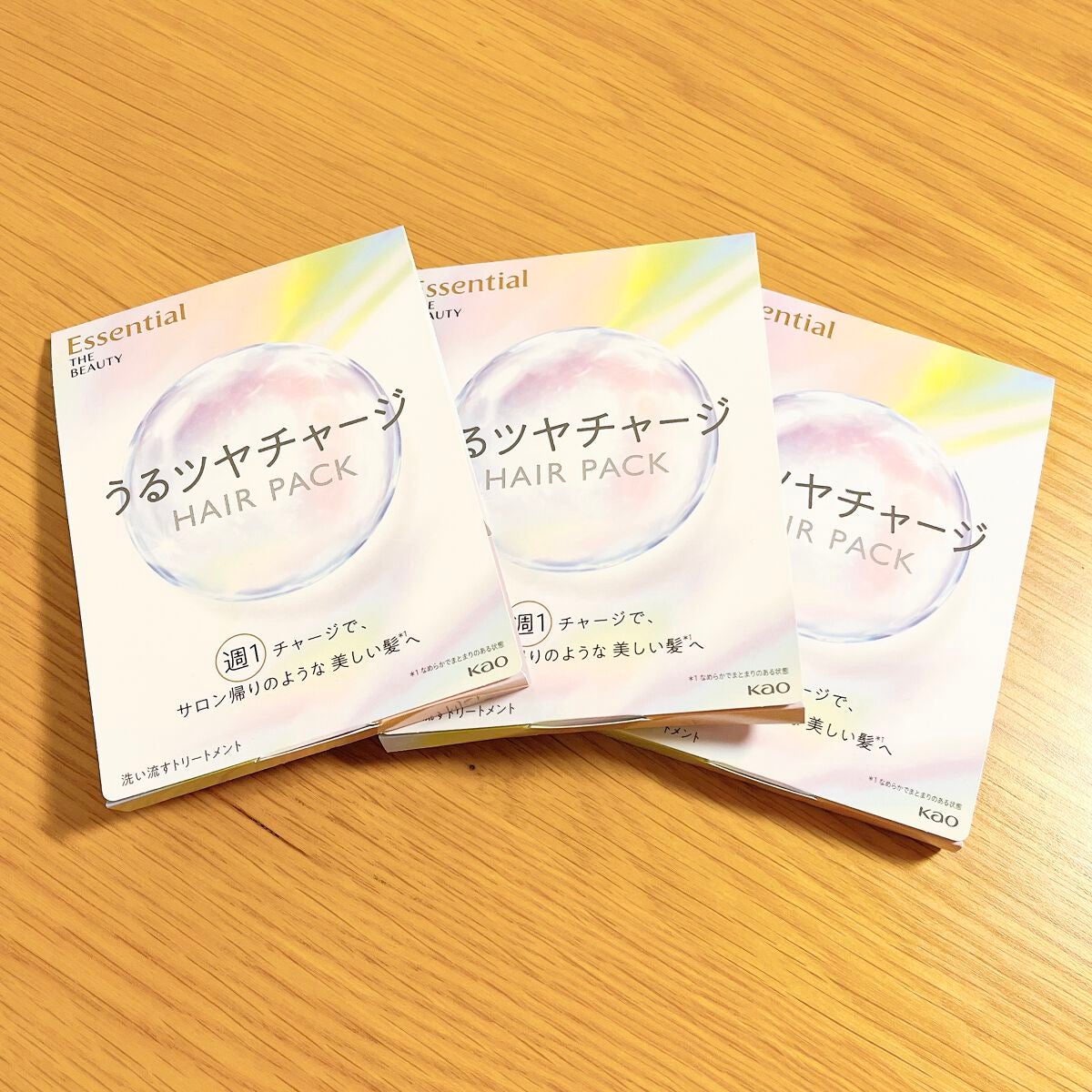 ザビューティ うるツヤチャージヘアパック/エッセンシャル/ヘアマスク・ヘアパックを使ったクチコミ(2枚目)