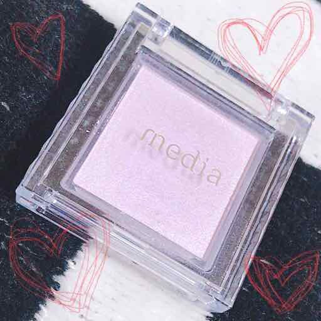 ブライトアップアイシャドウ/media/単色アイシャドウを使ったクチコミ(1枚目)