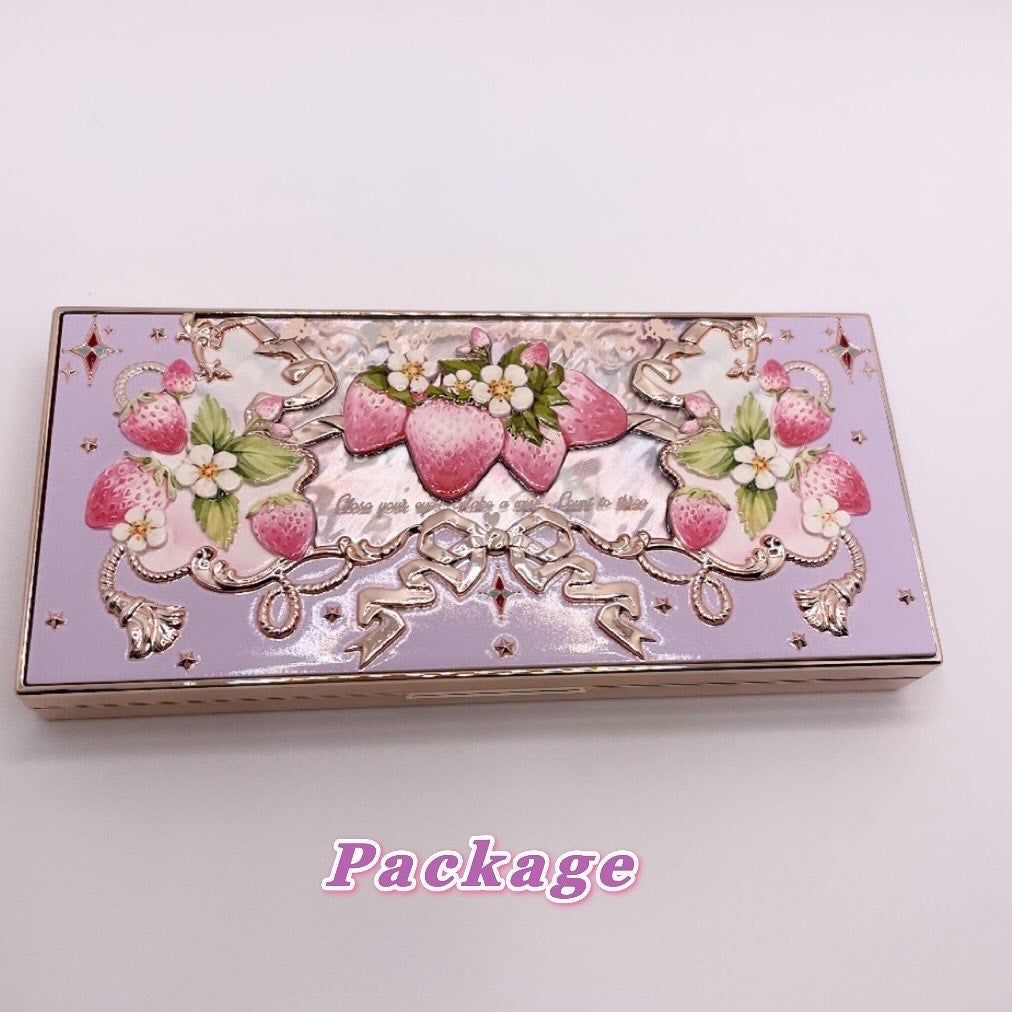 ストロベリーロココ アイシャドウパレット/FlowerKnows/アイシャドウパレットを使ったクチコミ(9枚目)