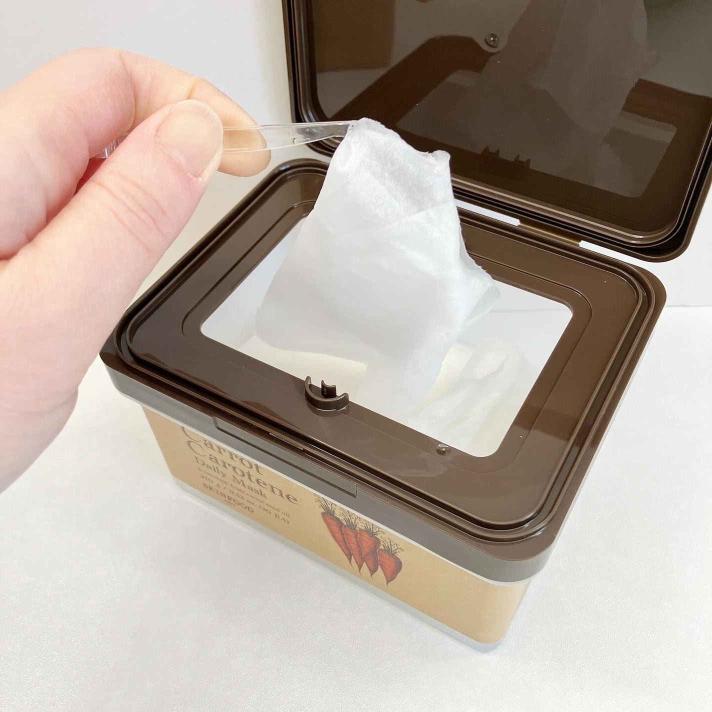 キャロットカロテン デイリーマスク/SKINFOOD/シートマスク・パックを使ったクチコミ(2枚目)