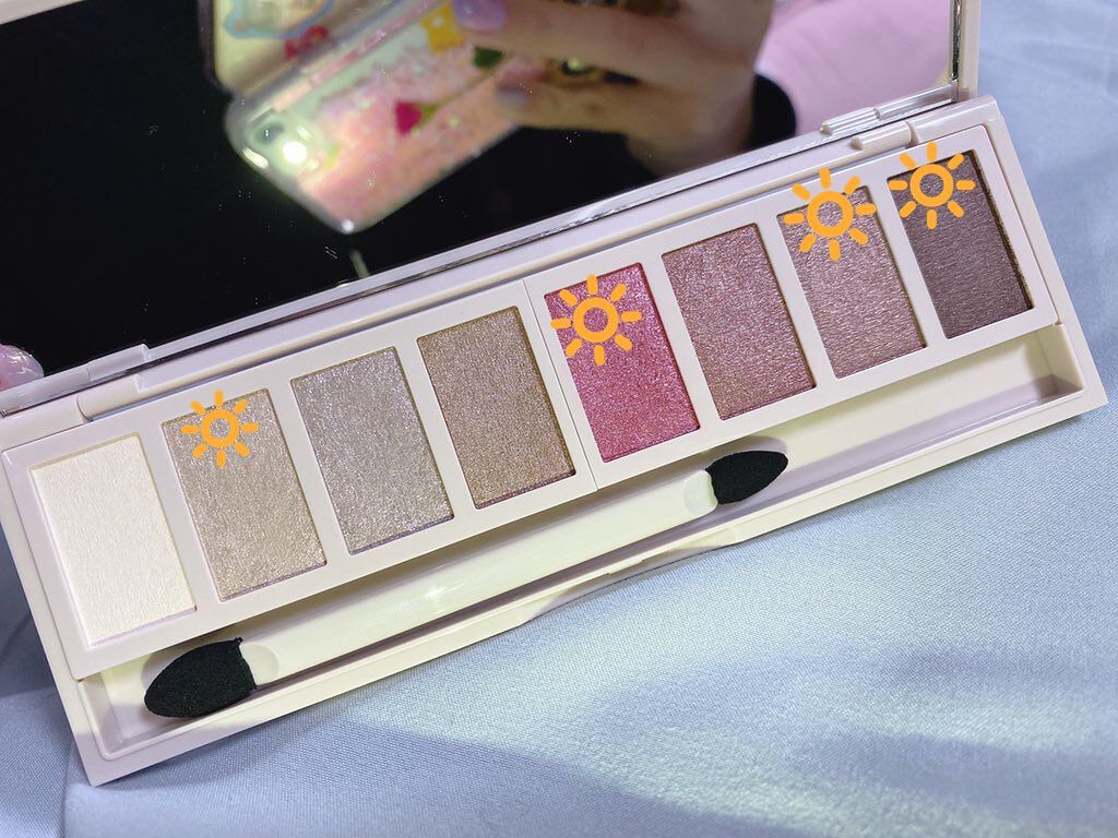 リシェ グラマラスモード アイパレット/Visée/アイシャドウパレットを使ったクチコミ(3枚目)