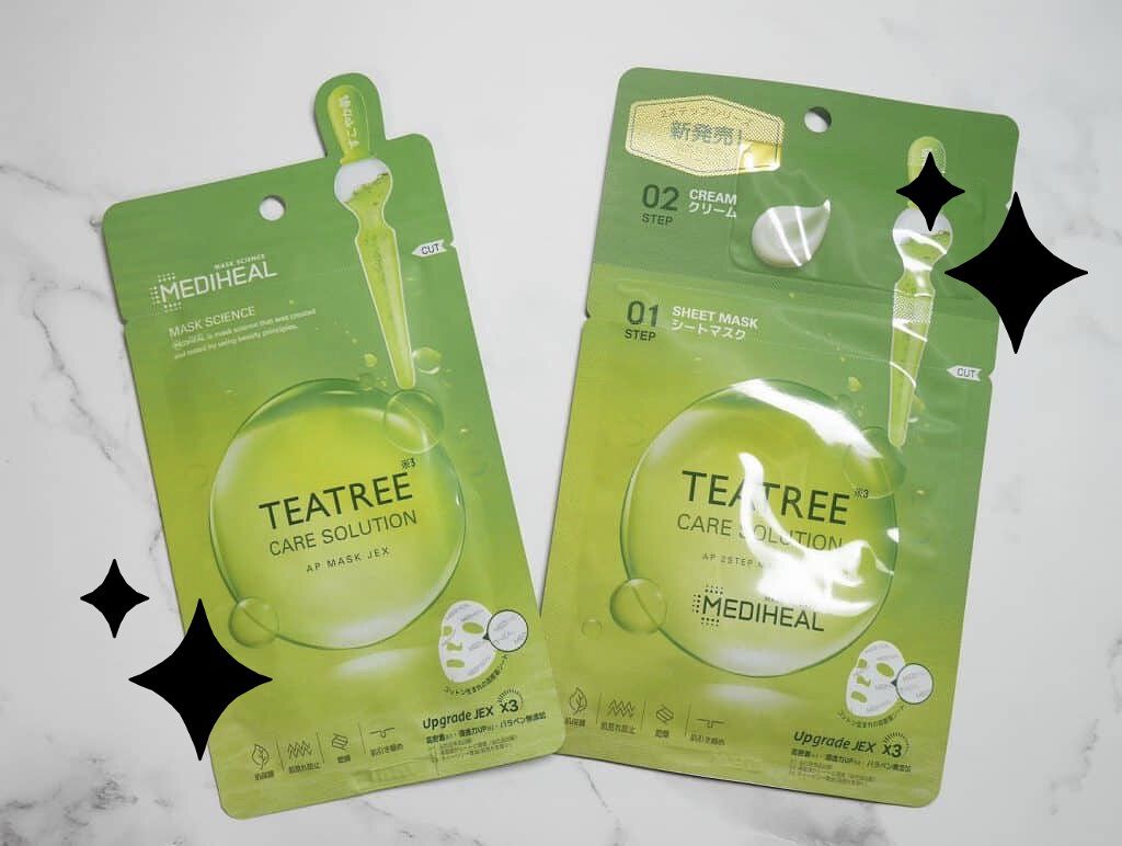 ティーツリーケアソリューション アンプルマスクJEX/MEDIHEAL/シートマスク・パックを使ったクチコミ（1枚目）