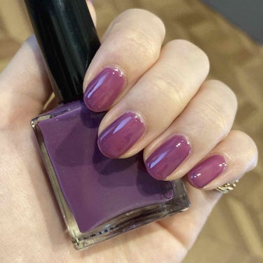 ADDICTION
ザ ネイルポリッシュL 081S
Viola Mist

つやつやパープルネイル〜💅🦄💜
濃い色のワンカラーってとっても可愛いですよね！
このポリッシュはツヤ感がすごいから
ワンカラ