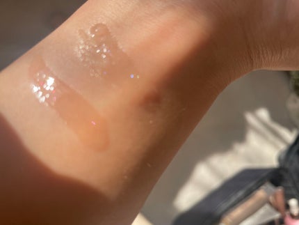 グラスティングウォーターグロス/rom&nd/リップグロスを使ったクチコミ(4枚目)