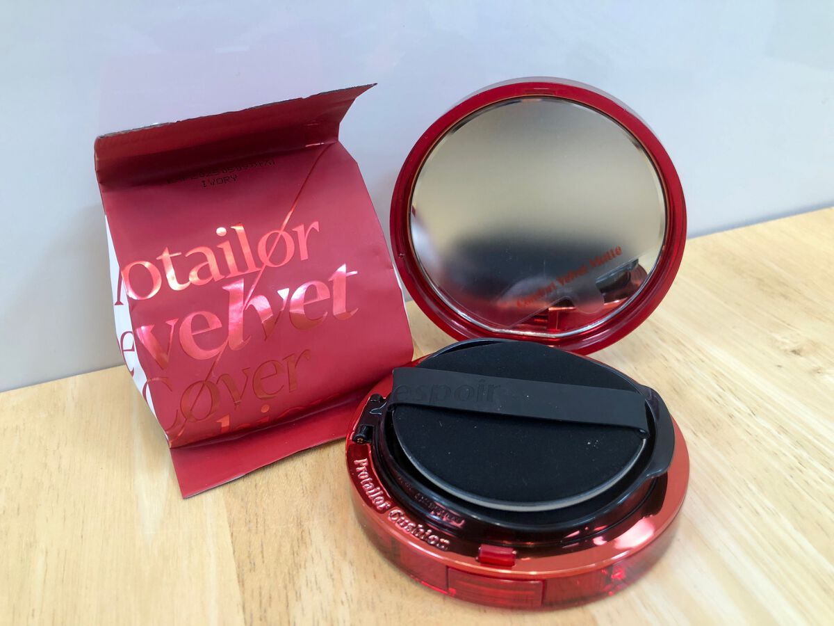 プロテーラービーベルベットカバークッション/espoir/クッションファンデーションを使ったクチコミ（1枚目）