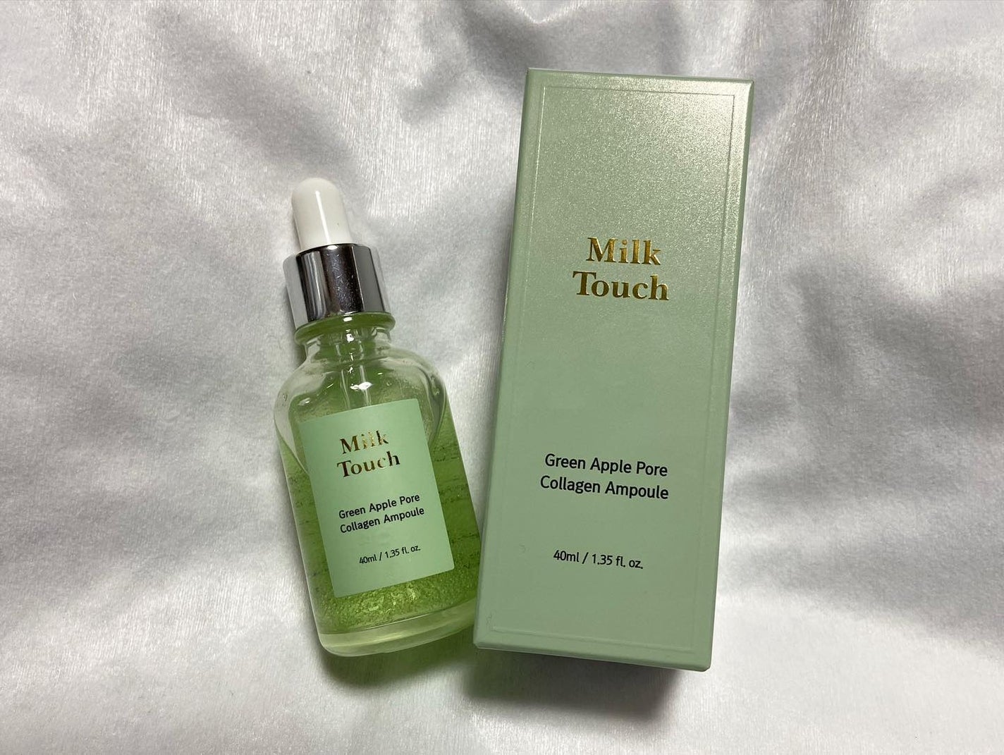 グリーンアップルポアコラーゲンアンプル/Milk Touch/美容液を使ったクチコミ(2枚目)