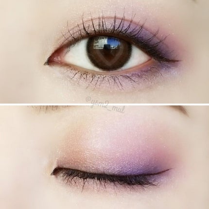 ツイン カラー アイシャドウ/ちふれ/アイシャドウパレットを使ったクチコミ(2枚目)