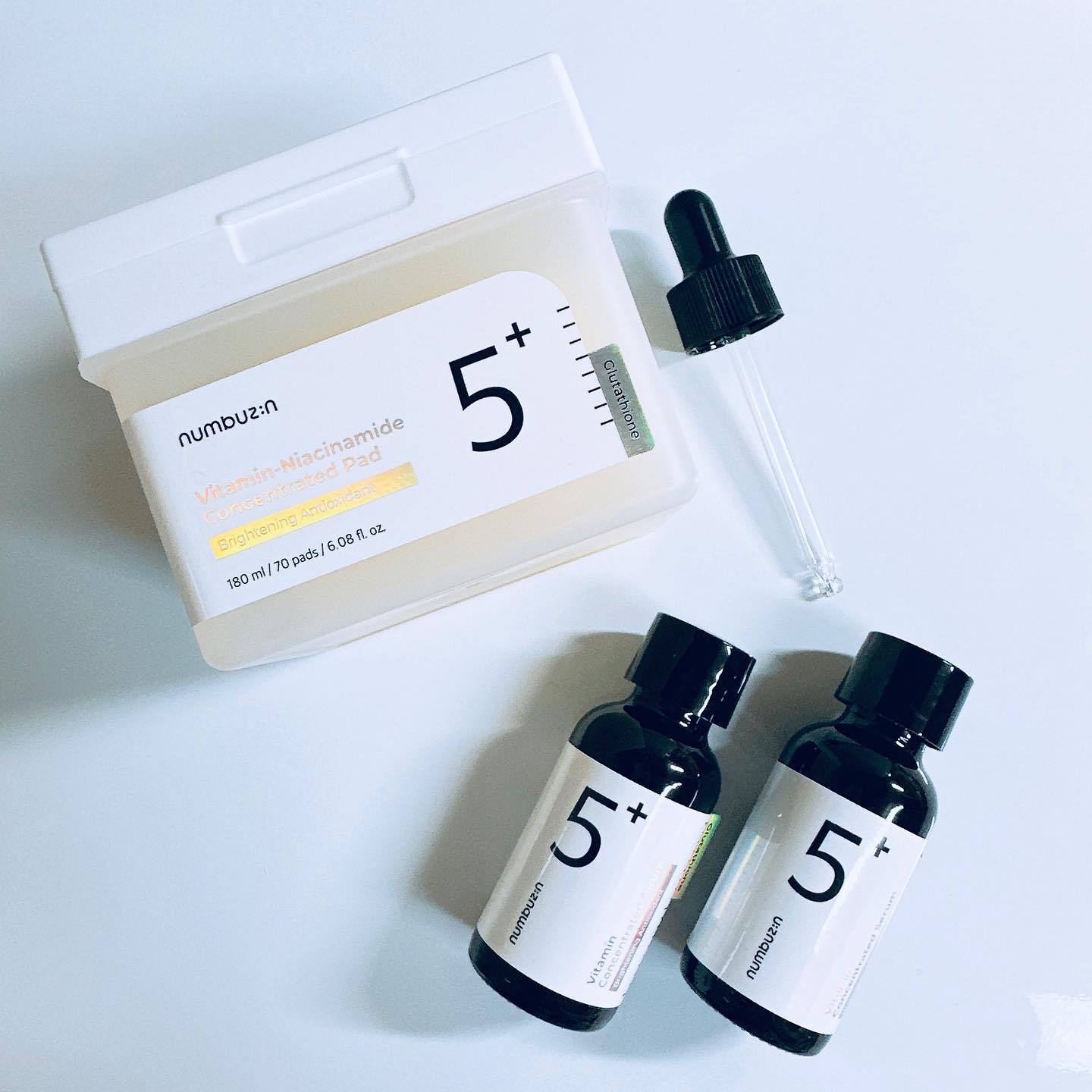 5番 白玉グルタチオンＣ美容液/numbuzin/美容液を使ったクチコミ（3枚目）