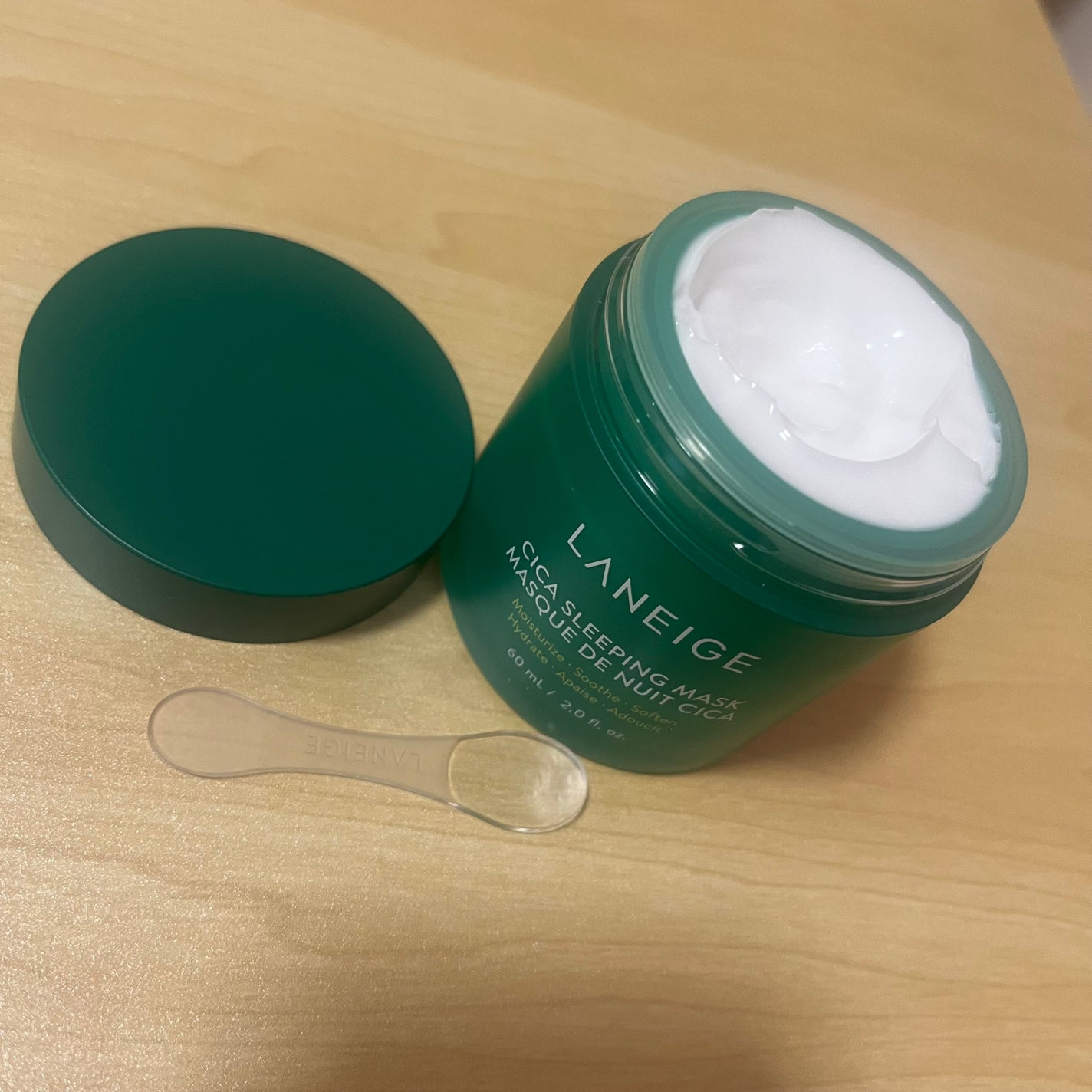 シカスリーピングマスク/LANEIGE/フェイスクリームを使ったクチコミ(1枚目)